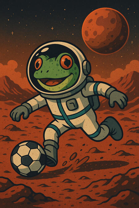 Looks Like AstroFrog is doing a little more PLAYING AROUND than EXPLORING!!!!